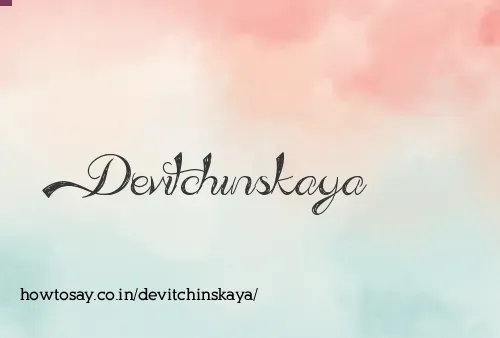 Devitchinskaya