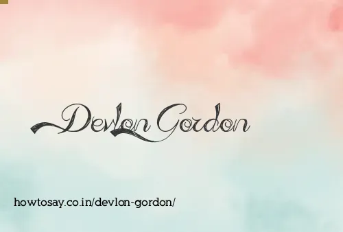 Devlon Gordon