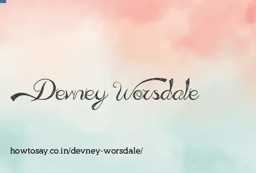 Devney Worsdale