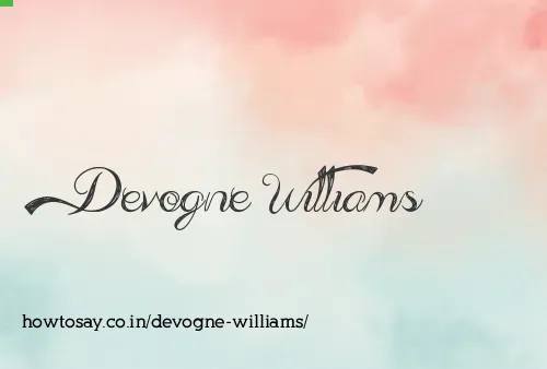 Devogne Williams