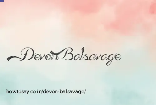 Devon Balsavage