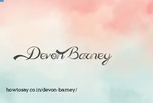 Devon Barney