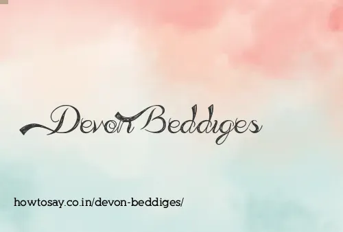 Devon Beddiges