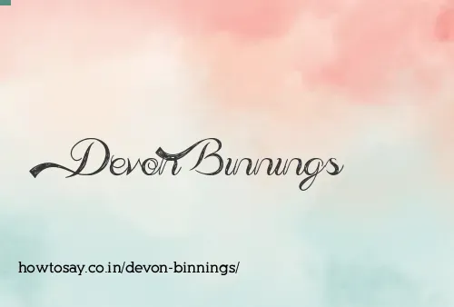 Devon Binnings