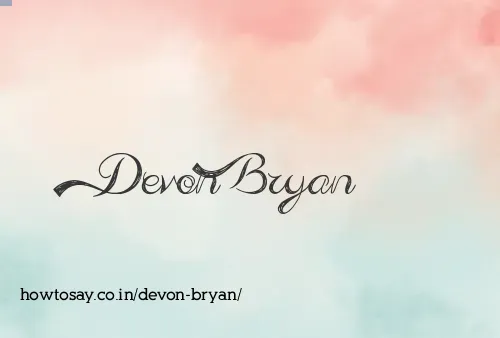 Devon Bryan