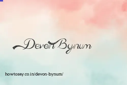 Devon Bynum