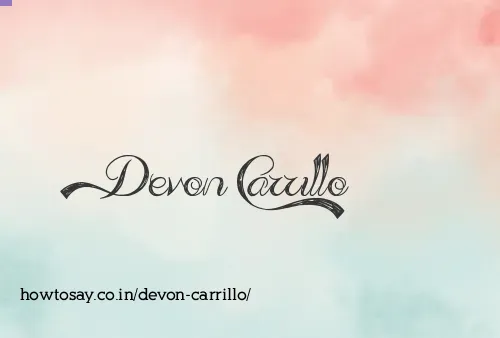 Devon Carrillo