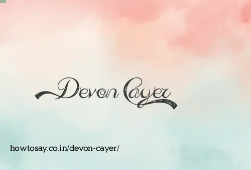 Devon Cayer
