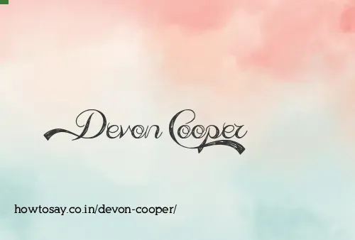 Devon Cooper