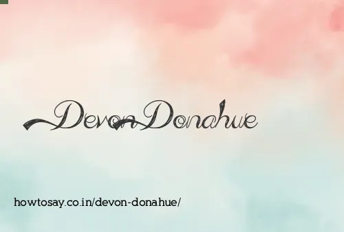 Devon Donahue