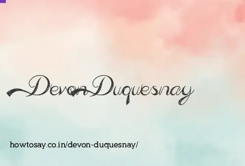 Devon Duquesnay