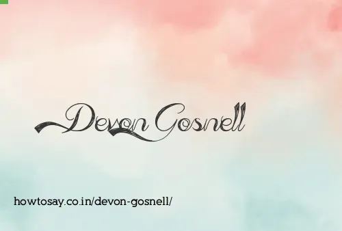 Devon Gosnell