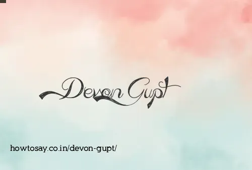 Devon Gupt