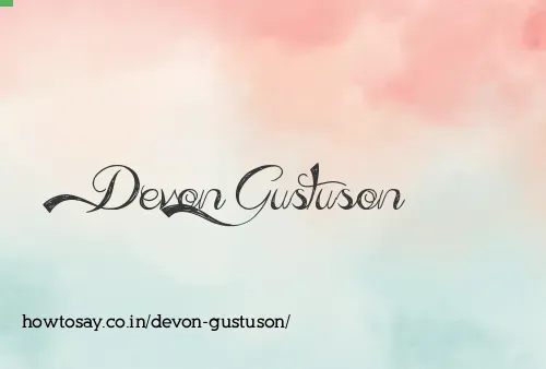 Devon Gustuson