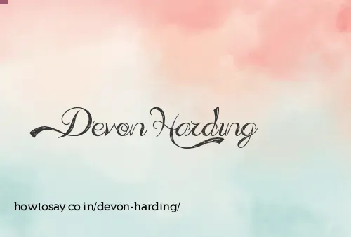 Devon Harding