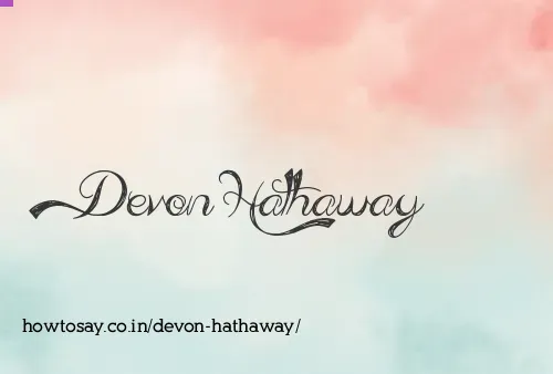 Devon Hathaway