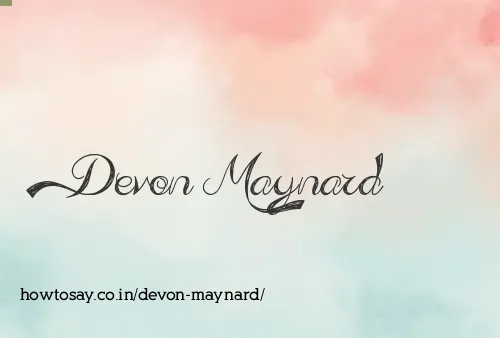 Devon Maynard