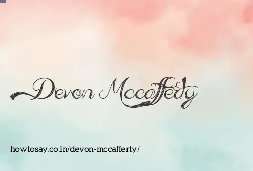 Devon Mccafferty