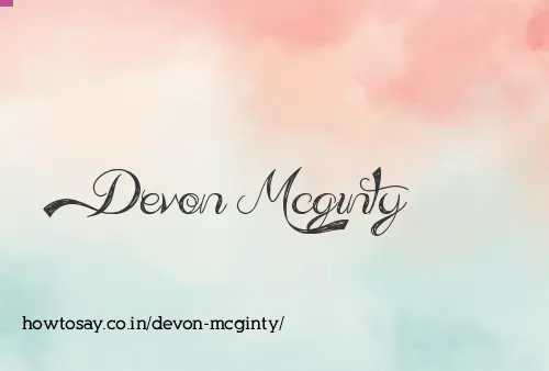 Devon Mcginty