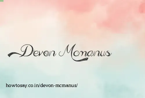 Devon Mcmanus