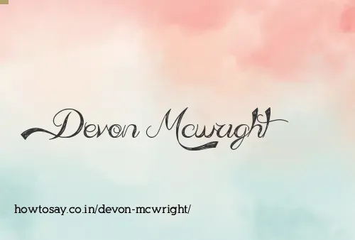 Devon Mcwright