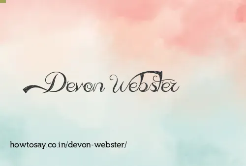 Devon Webster
