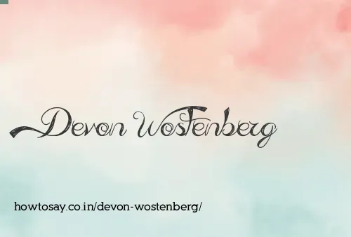Devon Wostenberg