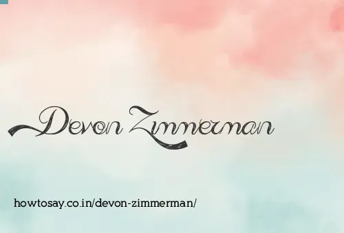 Devon Zimmerman
