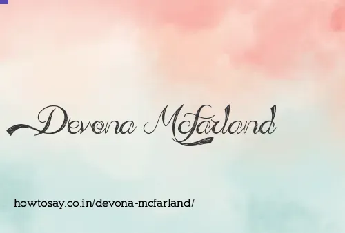 Devona Mcfarland