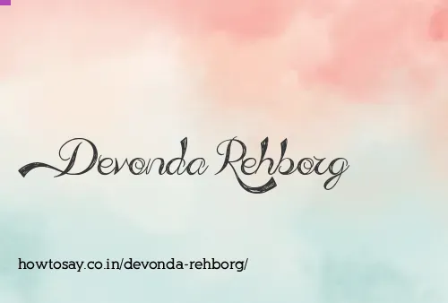 Devonda Rehborg