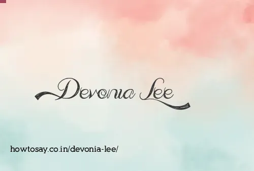Devonia Lee