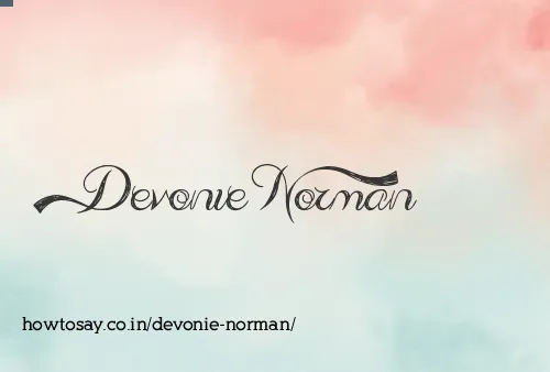 Devonie Norman