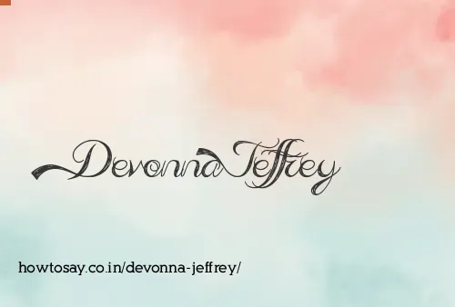 Devonna Jeffrey