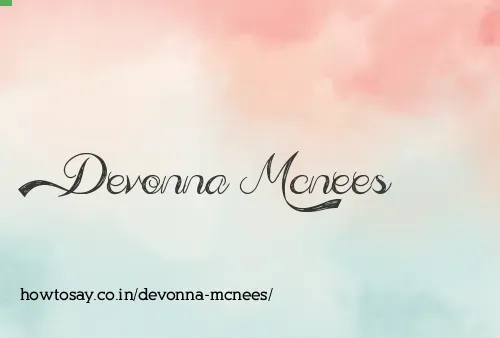 Devonna Mcnees