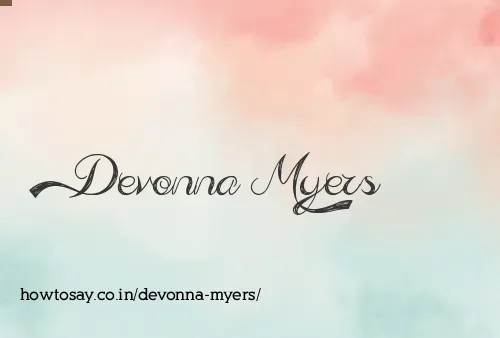 Devonna Myers
