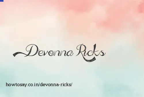 Devonna Ricks