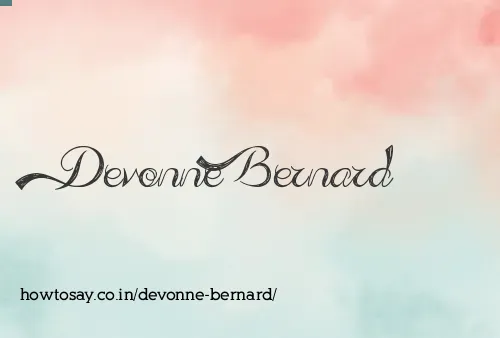 Devonne Bernard