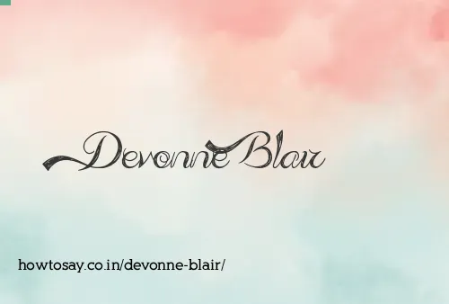 Devonne Blair