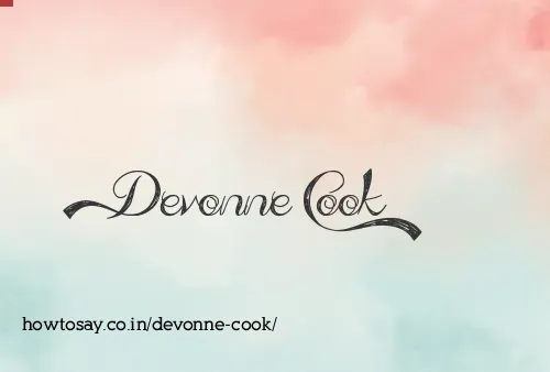 Devonne Cook