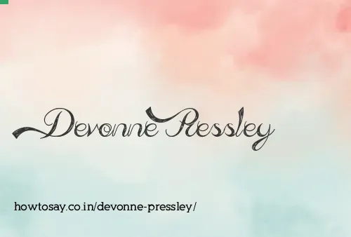 Devonne Pressley