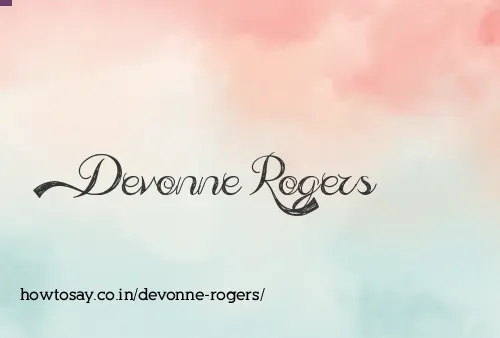 Devonne Rogers