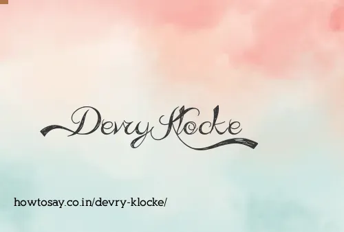 Devry Klocke