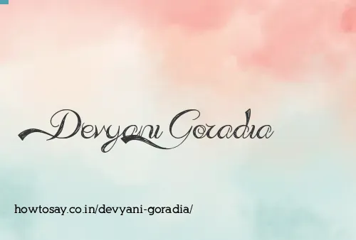 Devyani Goradia