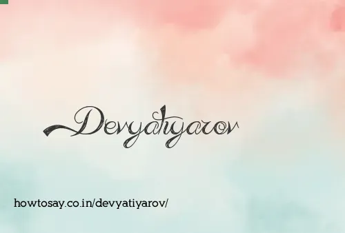 Devyatiyarov