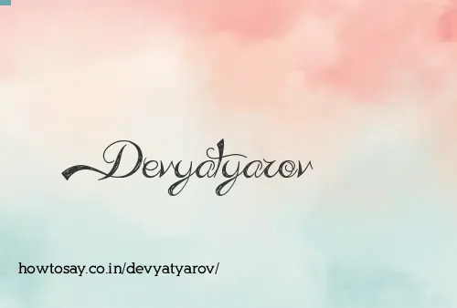 Devyatyarov