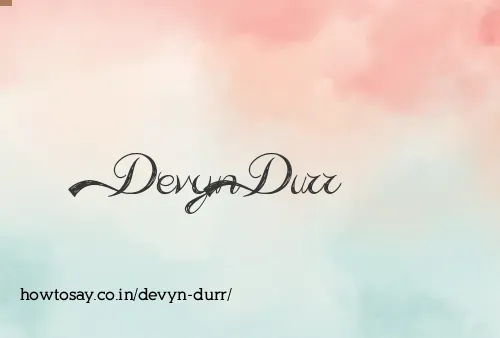Devyn Durr