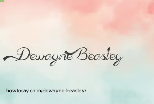 Dewayne Beasley