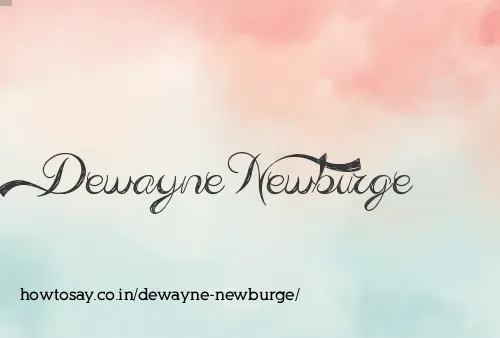 Dewayne Newburge