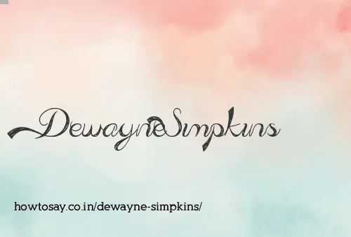 Dewayne Simpkins