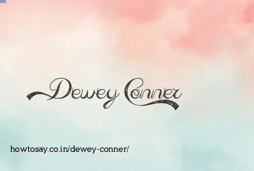 Dewey Conner